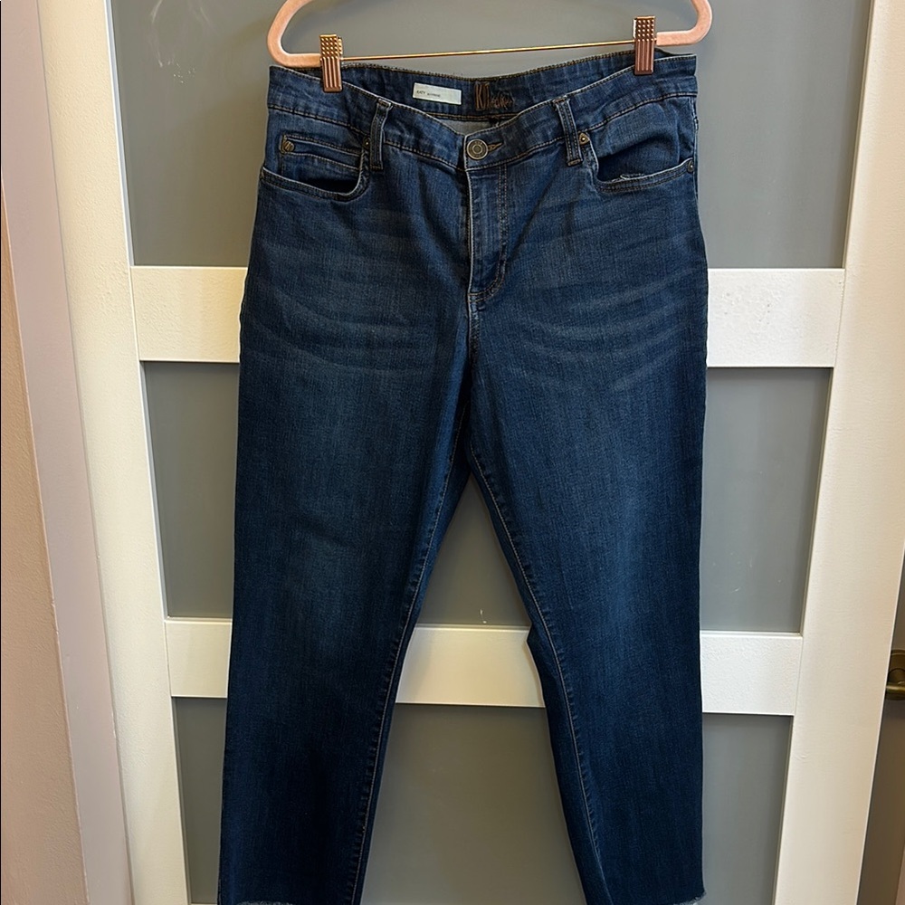 Kut From the Kloth Katy Boyfriend Blue Denim Jeans